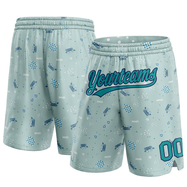 Cheap Custom Teal White-Purple Authentic Basketball Shorts Free Shipping –  CustomJerseysPro