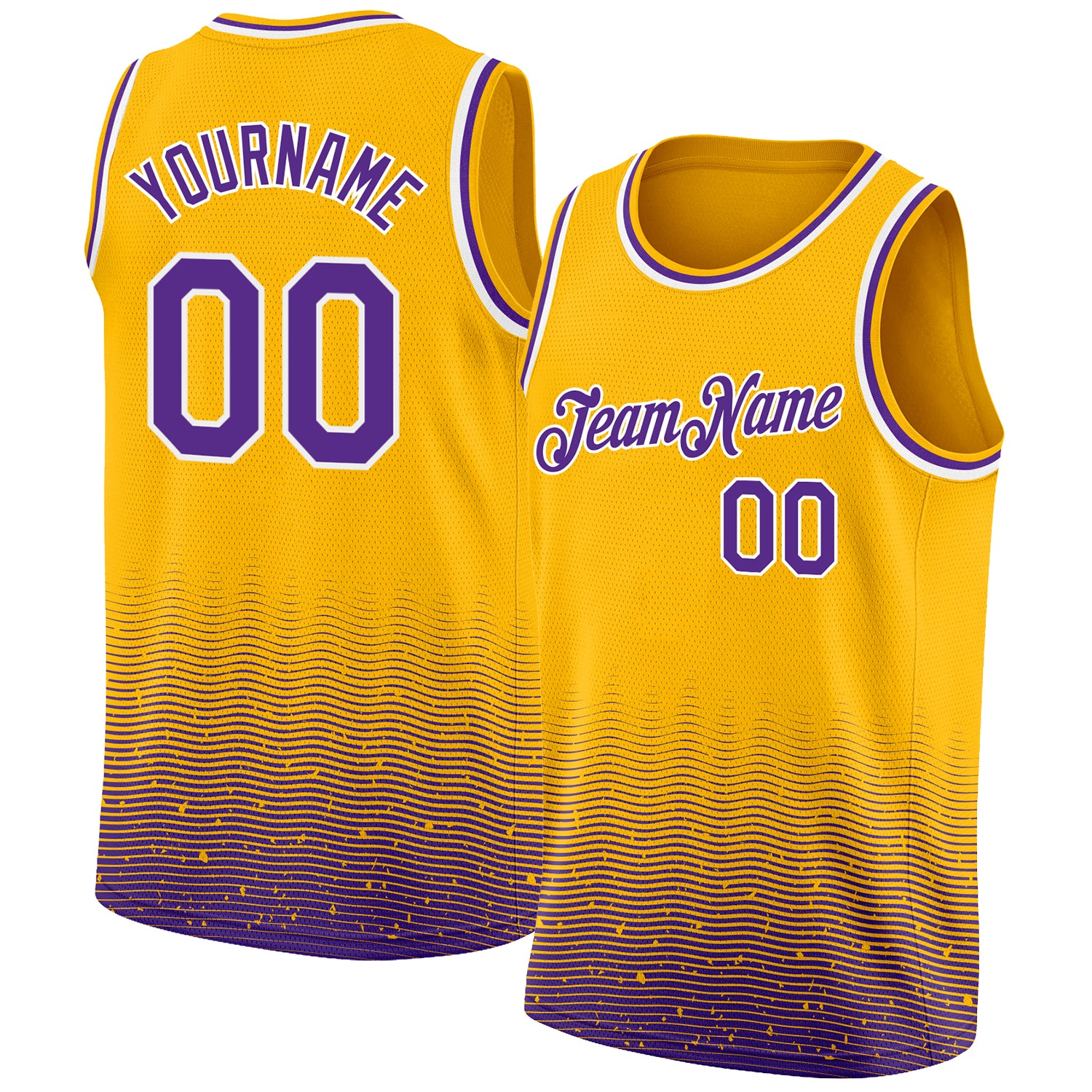 Custom Purple White-Red Authentic Fade Fashion Basketball Jersey Discount
