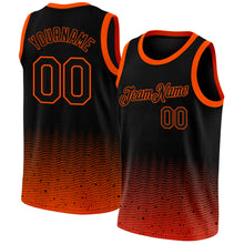 Загрузить изображение в средство просмотра галереи, Custom Black Orange Fade Fashion Authentic City Edition Basketball Jersey
