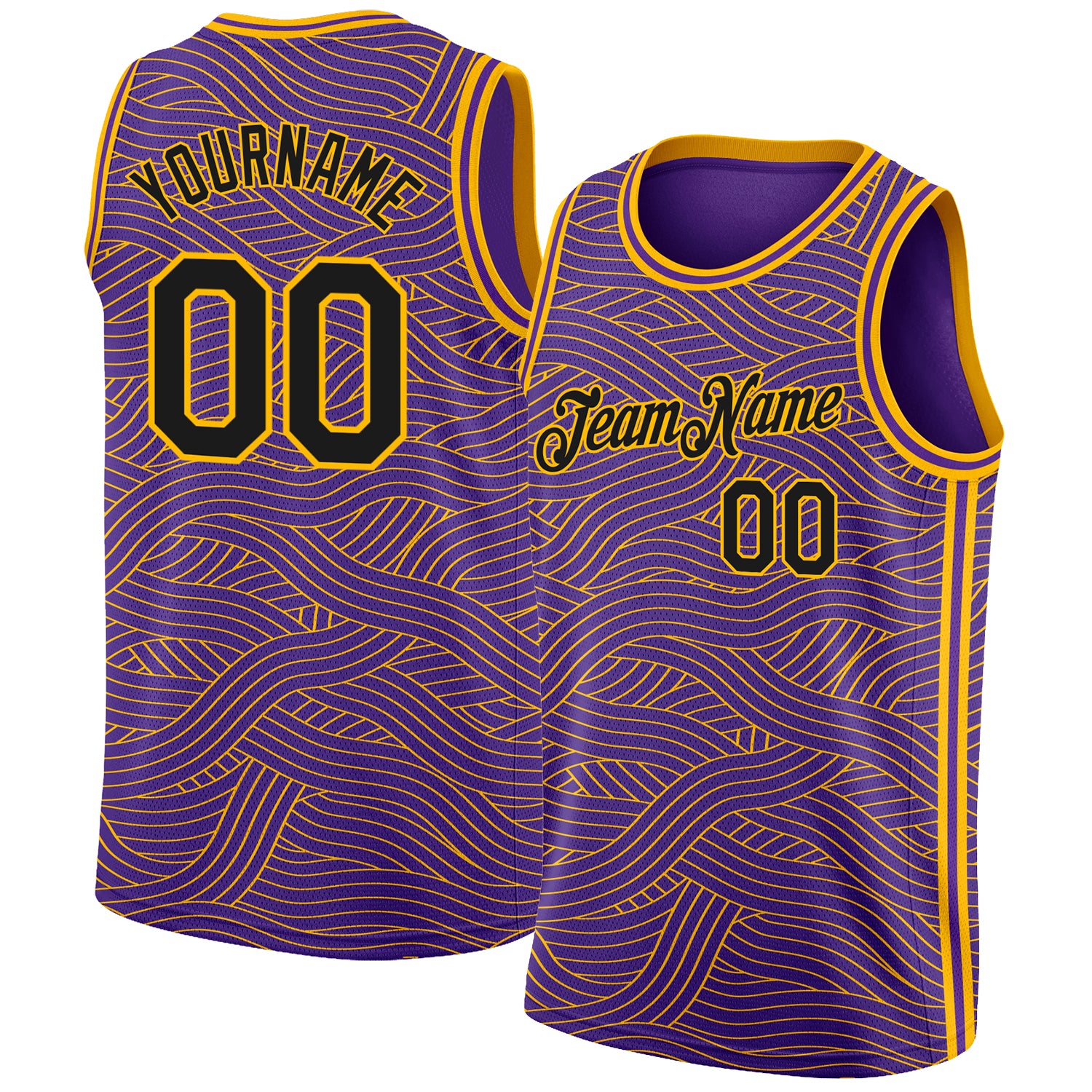 Cheap Custom Purple Black Pinstripe Black-Orange Authentic Basketball Jersey  Free Shipping – CustomJerseysPro