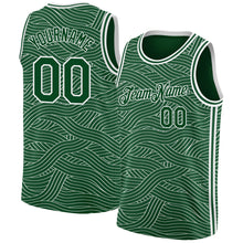 Charger l&#39;image dans la galerie, Custom Green White Authentic City Edition Basketball Jersey
