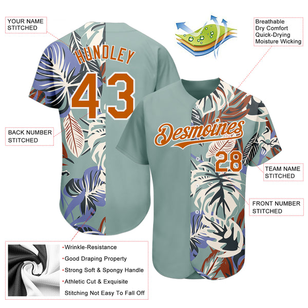 Tropics Orange Softball Jersey