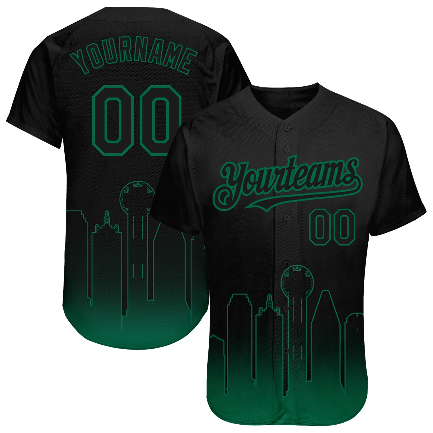 Cheap Custom Black Kelly Green Pinstripe Old Gold Authentic Baseball Jersey  Free Shipping – CustomJerseysPro