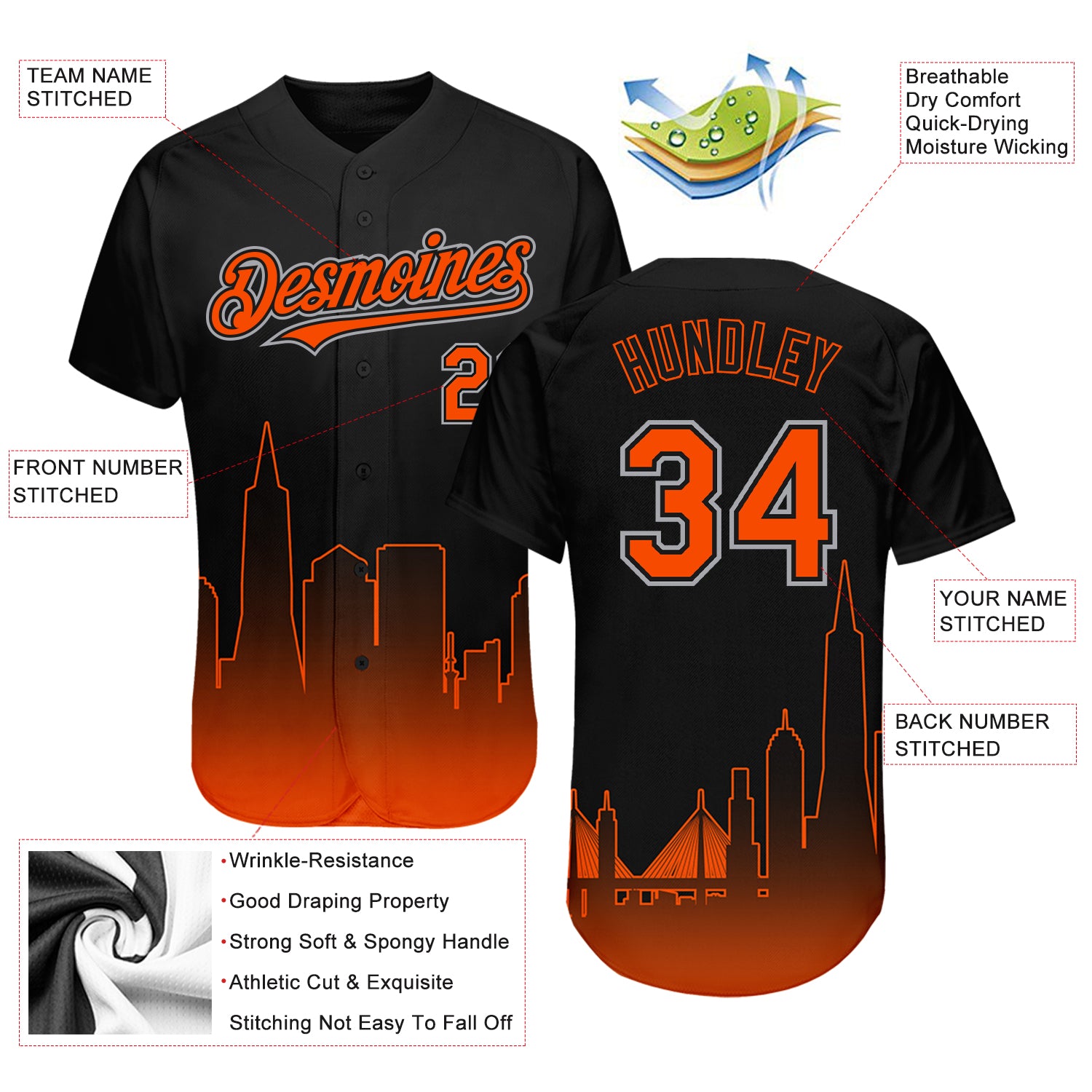 San Francisco Giants Jersey Orange And Black M