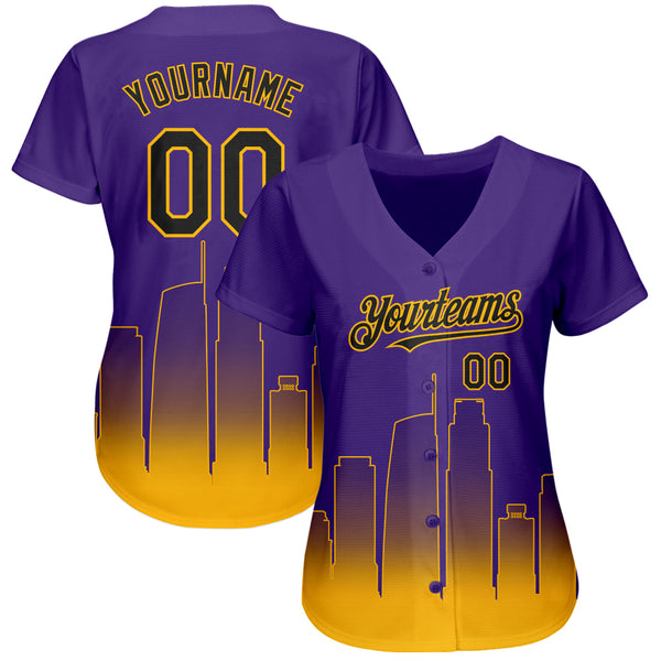 Cheap Custom Purple Black-Gold Hockey Jersey Free Shipping –  CustomJerseysPro