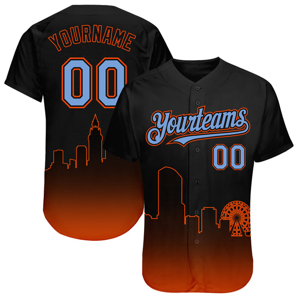 Cheap Custom Aqua Orange 3D Miami City Edition Fade Fasion Authentic  Baseball Jersey Free Shipping – CustomJerseysPro