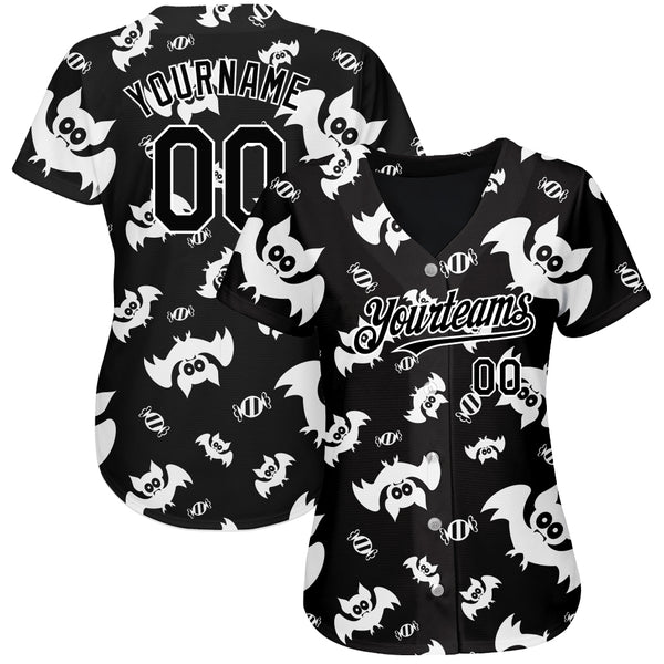 Cheap Custom Black Red-White 3D Pattern Design Authentic Baseball Jersey  Free Shipping – CustomJerseysPro