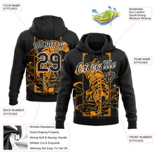 Загрузить изображение в средство просмотра галереи, Custom Stitched Black Yellow-White 3D Pattern Design Tiger With Cloud Sports Pullover Sweatshirt Hoodie
