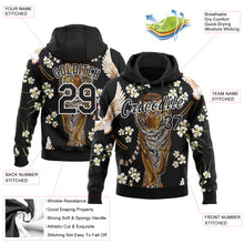 Загрузить изображение в средство просмотра галереи, Custom Stitched Black White 3D Pattern Design Tiger And Crane Sports Pullover Sweatshirt Hoodie
