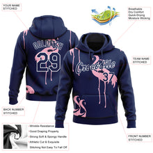 Загрузить изображение в средство просмотра галереи, Custom Stitched Navy-White 3D Pattern Design Flamingo Sports Pullover Sweatshirt Hoodie
