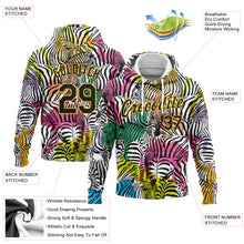 Загрузить изображение в средство просмотра галереи, Custom Stitched White Black-Yellow 3D Pattern Design Horse And Camel Sports Pullover Sweatshirt Hoodie
