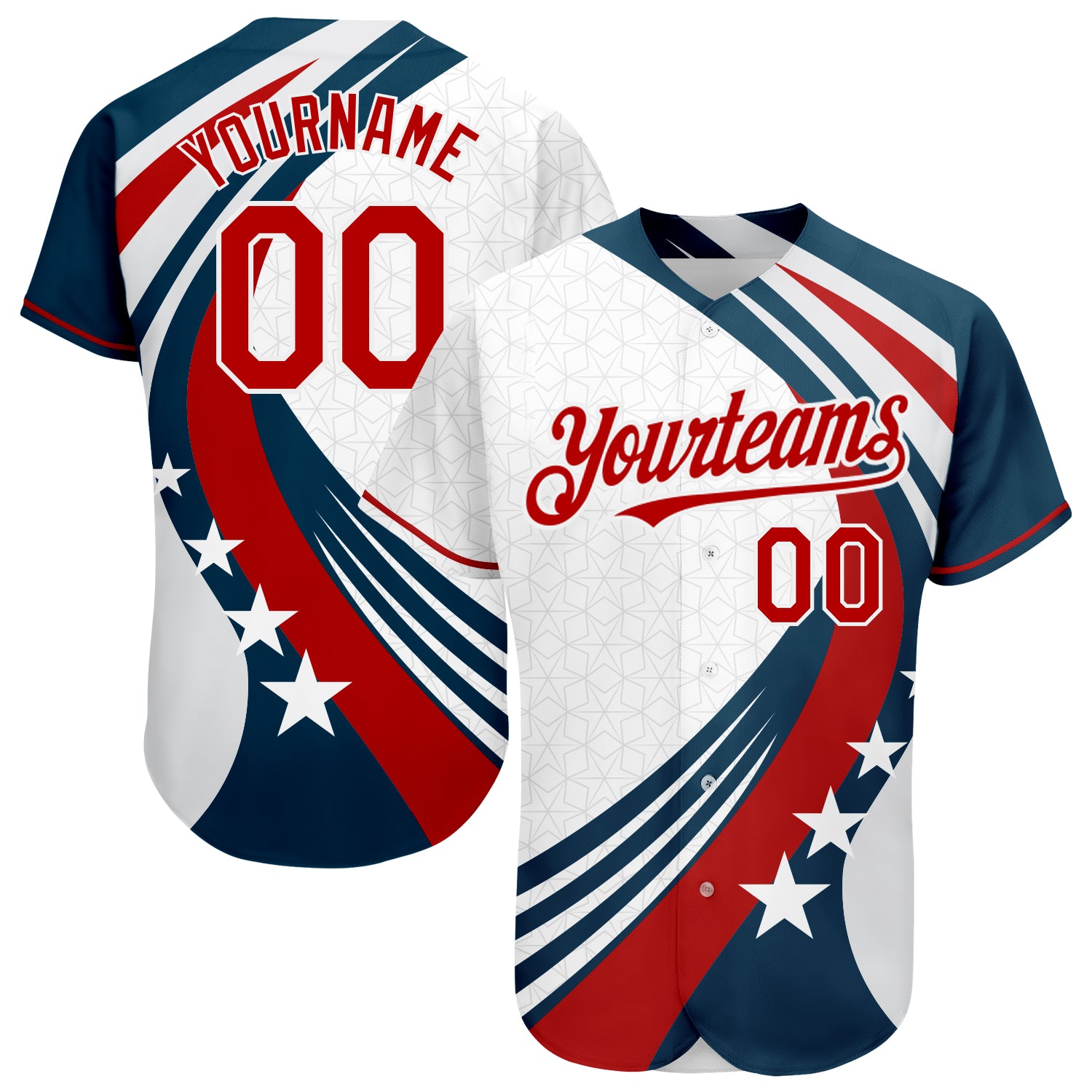 Custom Cream Red-Royal Baseball Jersey – CustomJerseysPro