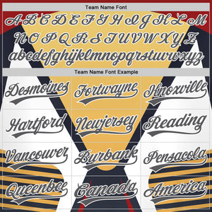 Custom Steel Gray Vegas Gold-White 3D Pattern Design Abstract Sport Authentic Baseball Jersey