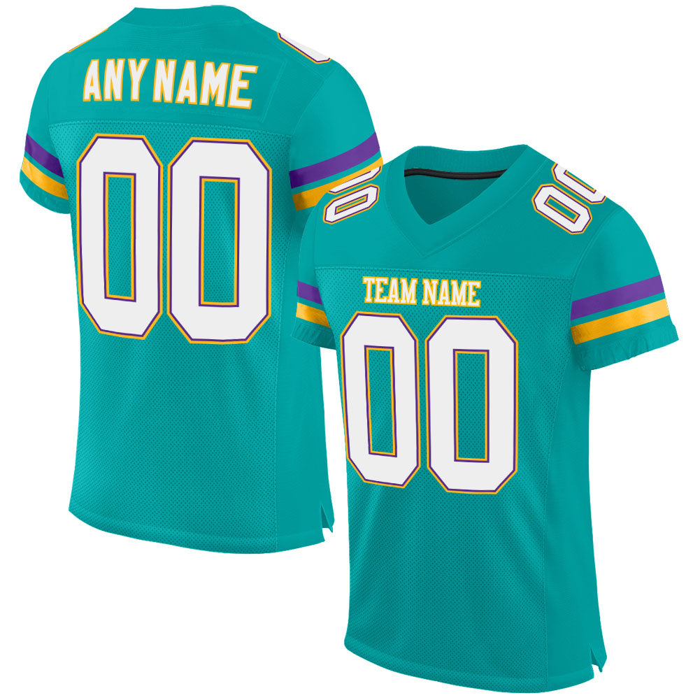 Miami Dolphins Nike Custom Game Jersey - Aqua