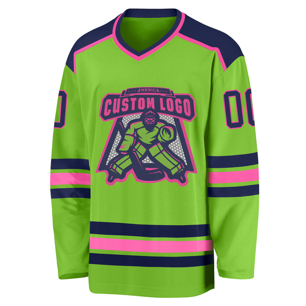 Cheap Custom Kelly Green Royal-White Hockey Jersey Free Shipping –  CustomJerseysPro