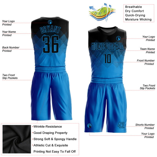 Blue and black jersey 2024 basketball