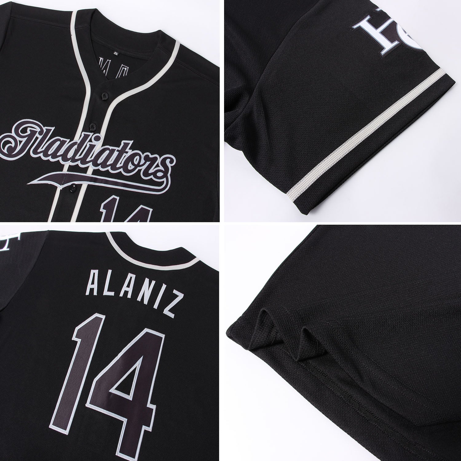 Sale Build Gray Baseball Authentic Black Jersey Black – CustomJerseysPro