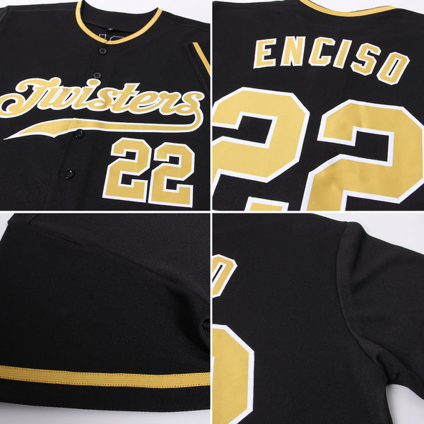 Sale Build White Baseball Authentic Green Jersey Gold – CustomJerseysPro