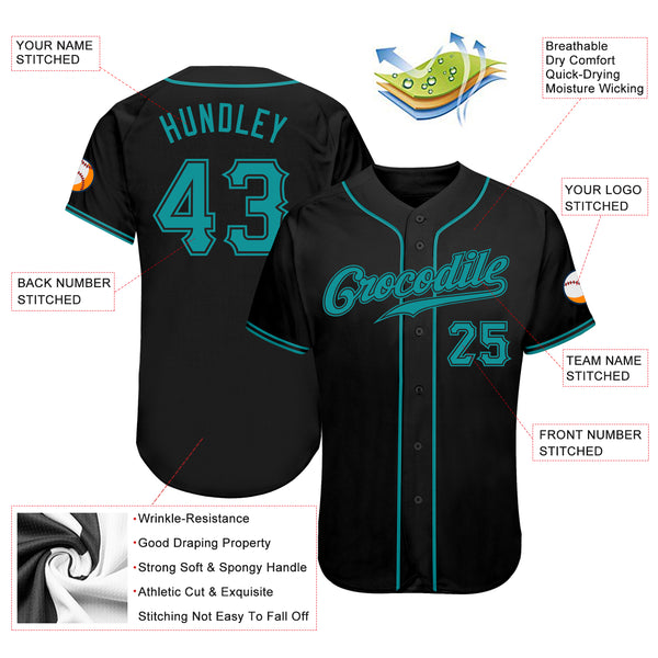 Custom Women's Miami Marlins Black Baseball Jersey in 2023