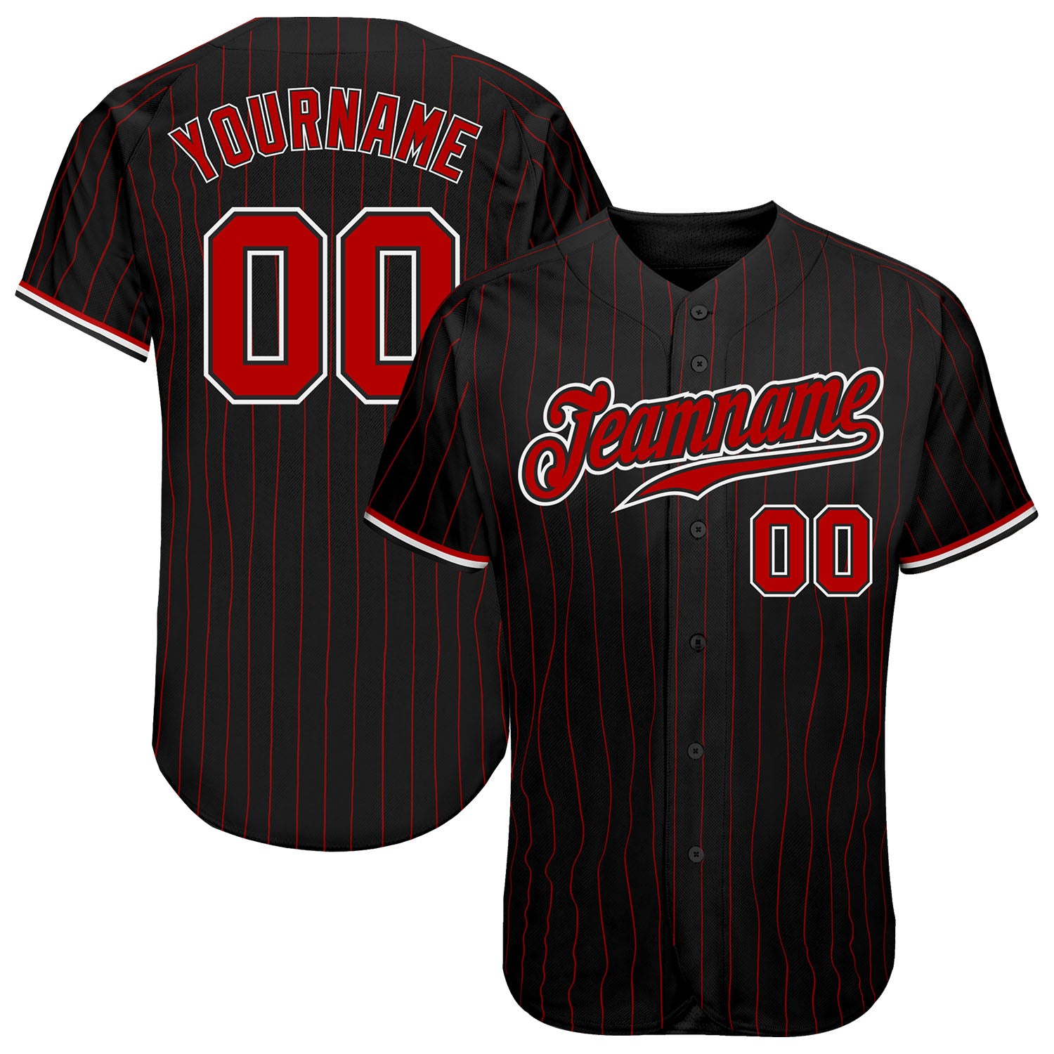 Black and red baseball jersey on sale