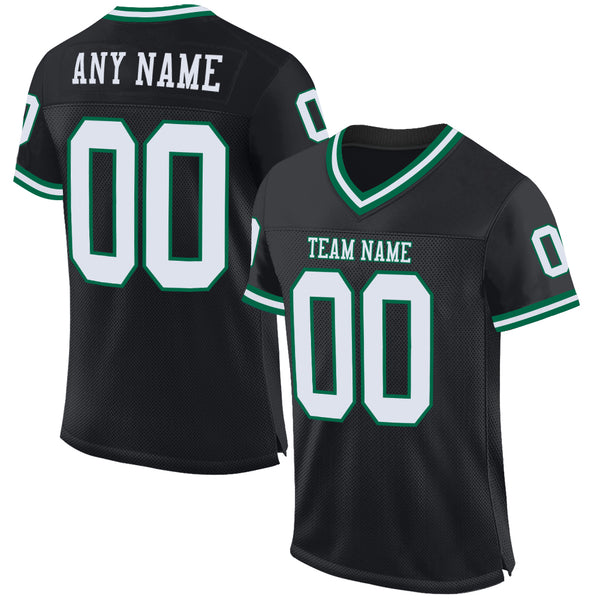 Cheap Custom Kelly Green Pink-White Mesh Authentic Football Jersey Free  Shipping – CustomJerseysPro