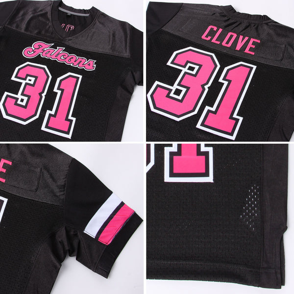 Cheap Custom Panther Blue White-Pink Mesh Authentic Football Jersey Free  Shipping – CustomJerseysPro
