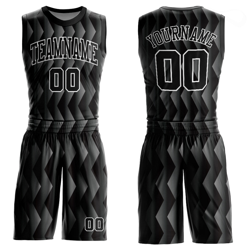 black sublimation basketball jersey