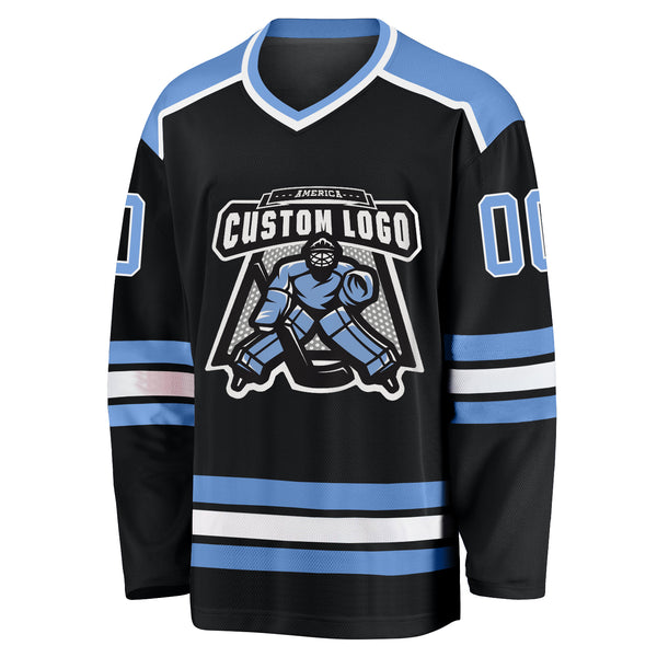 Custom Stitched Panther Blue Hockey Jerseys Women's Men's Youth –  CustomJerseysPro