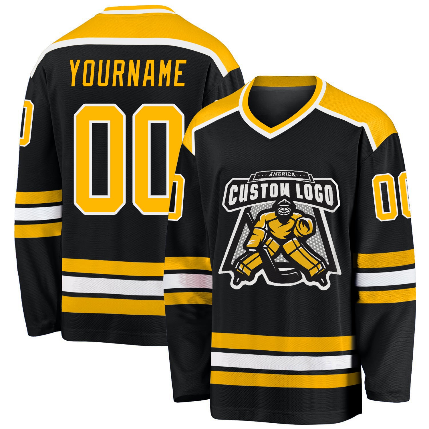 Cheap Custom Purple Black-Old Gold Hockey Jersey Free Shipping –  CustomJerseysPro