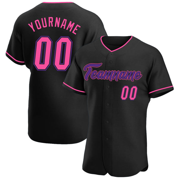 Cheap Custom White Purple Black-Pink Hockey Jersey Free Shipping –  CustomJerseysPro