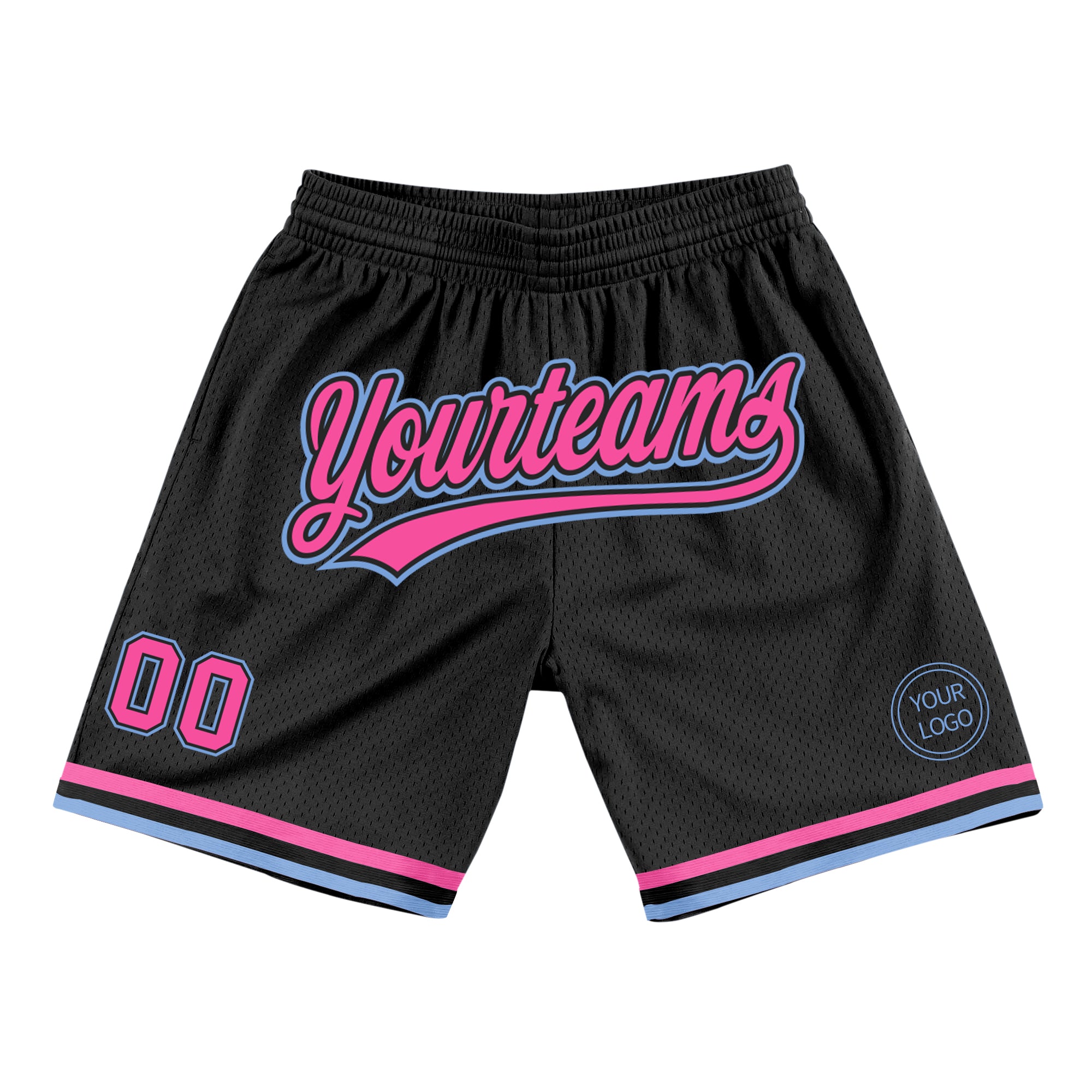 Black and pink basketball shorts on sale