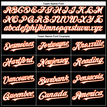 Laden Sie das Bild in den Galerie-Viewer, Custom Black White-Orange Authentic Baseball Jersey
