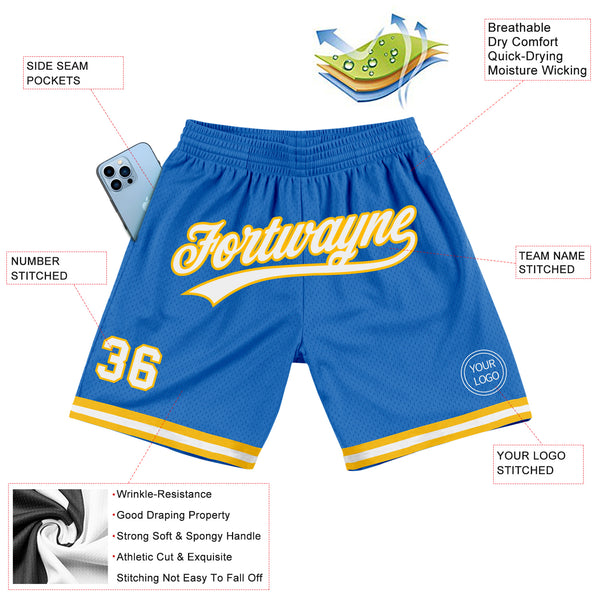 Cheap Custom White Royal-Black Authentic Throwback Split Fashion Basketball  Shorts Free Shipping – CustomJerseysPro