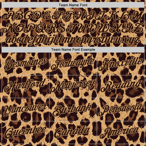 Cheap Custom Green Gold-Black 3D Pattern Design Leopards And