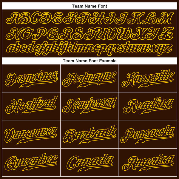 Cheap Custom Brown Brown-Gold Authentic Sleeveless Baseball Jersey Free  Shipping – CustomJerseysPro