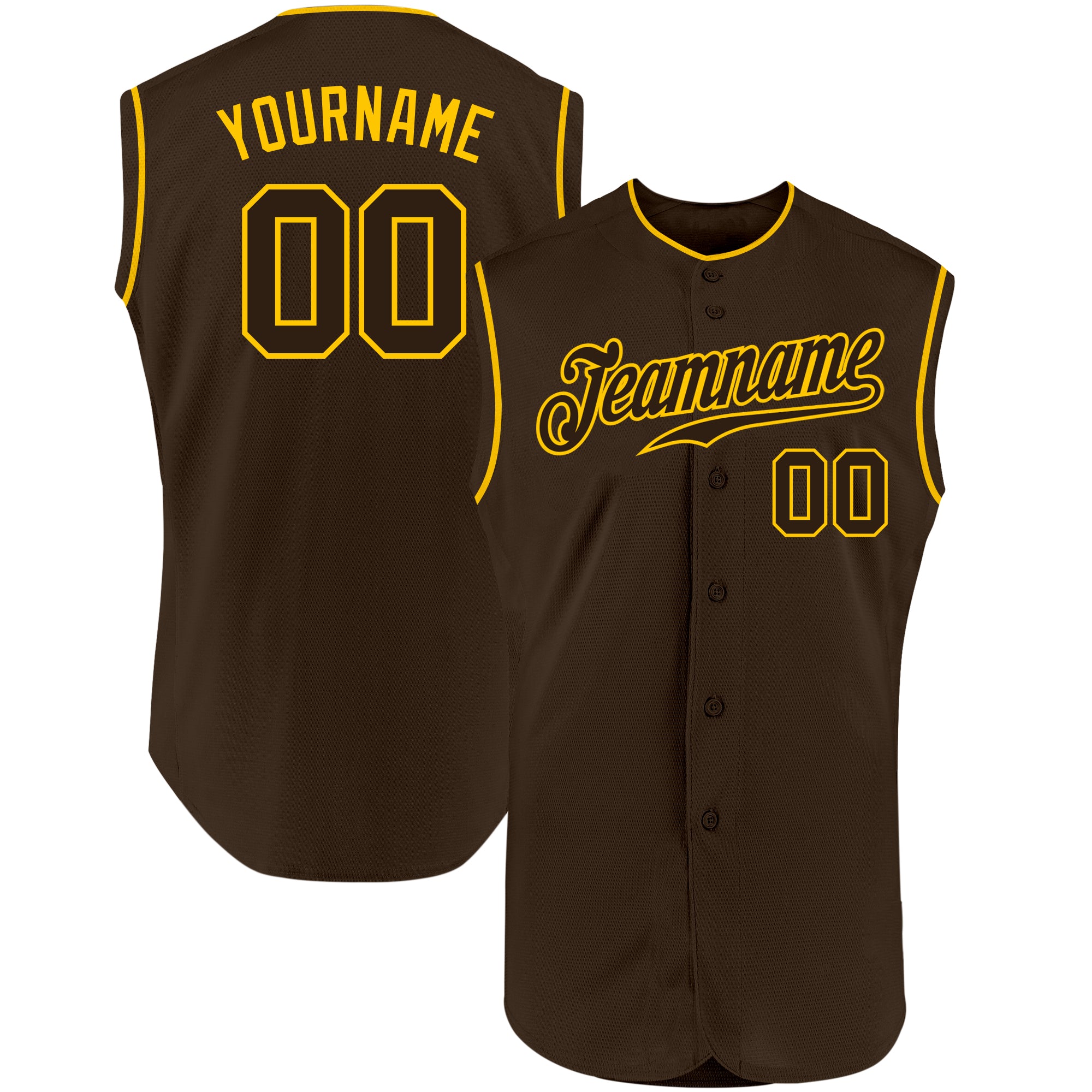 Custom Brown Baseball Jerseys  Brown Baseball Uniforms Design