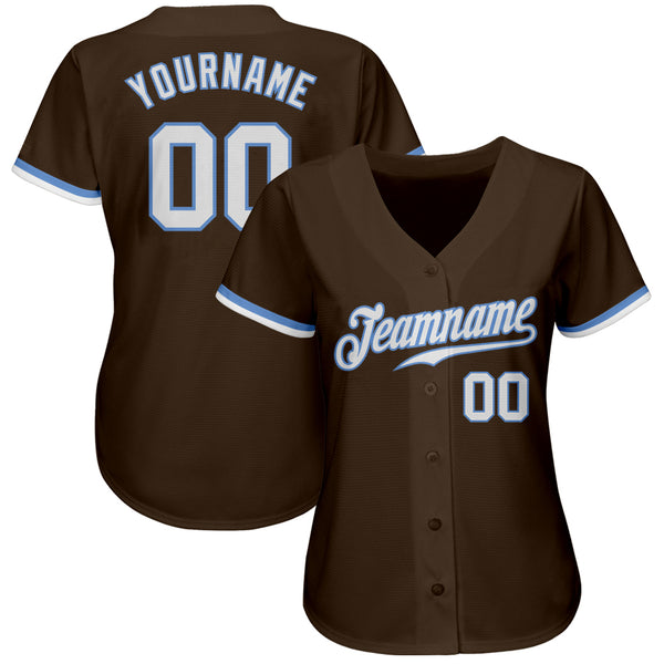 Cheap Custom White Light Blue Pinstripe Light Blue-Steel Gray Authentic  Baseball Jersey Free Shipping – CustomJerseysPro