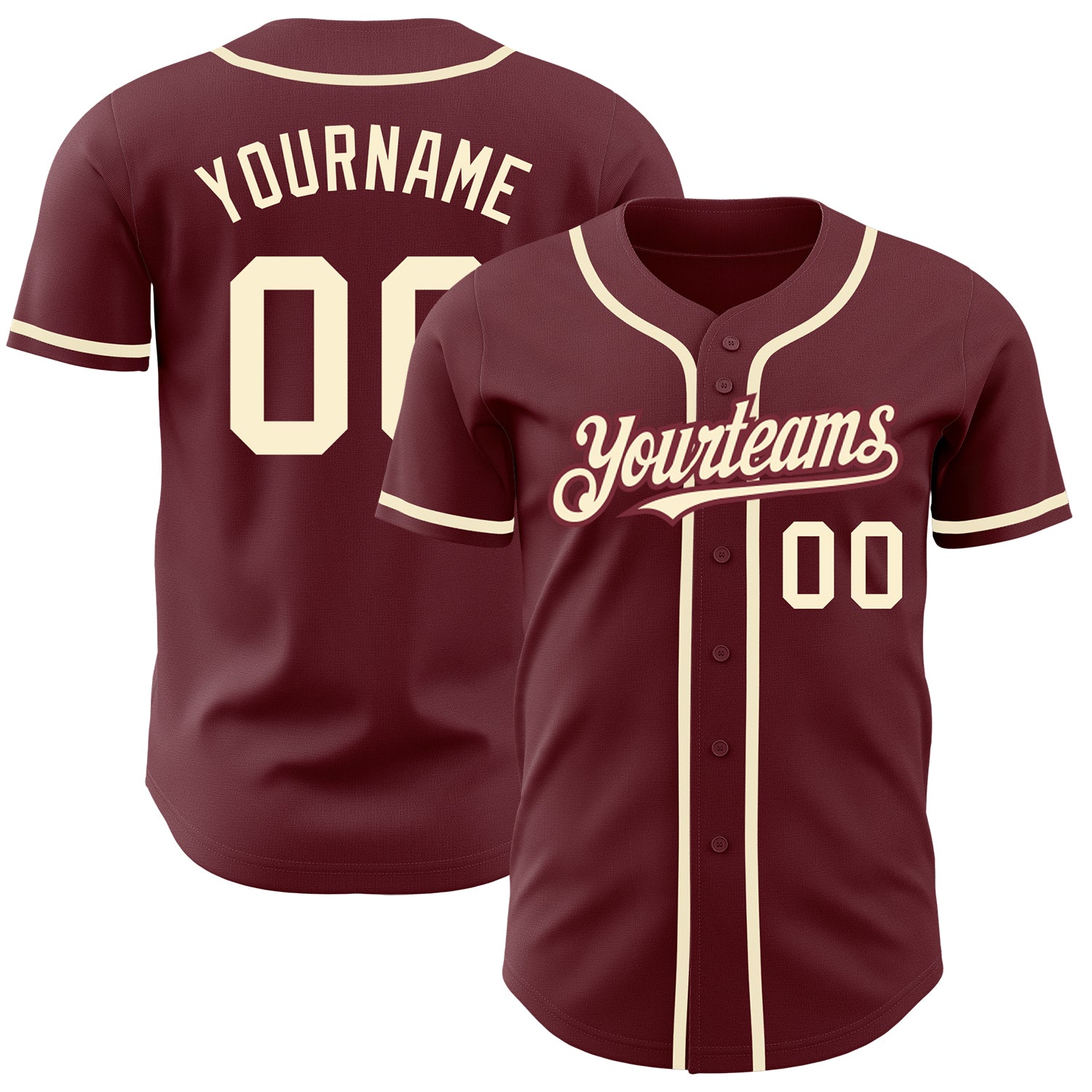 Custom Black Maroon-Gold Authentic Throwback Rib-Knit Baseball Jersey Shirt Youth Size:S