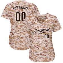 Laden Sie das Bild in den Galerie-Viewer, Custom Camo Brown-White Authentic Salute To Service Baseball Jersey
