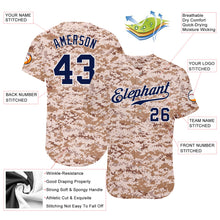 Laden Sie das Bild in den Galerie-Viewer, Custom Camo Navy-White Authentic Salute To Service Baseball Jersey
