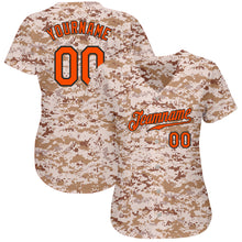 Laden Sie das Bild in den Galerie-Viewer, Custom Camo Orange-Black Authentic Salute To Service Baseball Jersey
