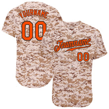 Laden Sie das Bild in den Galerie-Viewer, Custom Camo Orange-Black Authentic Salute To Service Baseball Jersey
