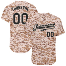 Charger l&#39;image dans la galerie, Custom Camo Black-Gray Authentic Salute To Service Baseball Jersey
