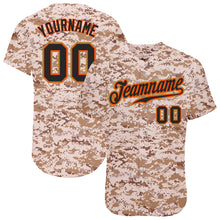 Charger l&#39;image dans la galerie, Custom Camo Black-Orange Authentic Salute To Service Baseball Jersey
