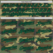 Laden Sie das Bild in den Galerie-Viewer, Custom Camo Kelly Green-Black Authentic Salute To Service Baseball Jersey
