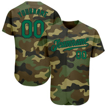 Laden Sie das Bild in den Galerie-Viewer, Custom Camo Kelly Green-Black Authentic Salute To Service Baseball Jersey
