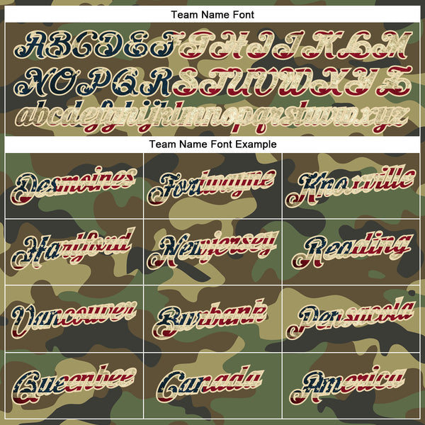 Custom Camo Texas Orange-Brown Sublimation Salute To Service