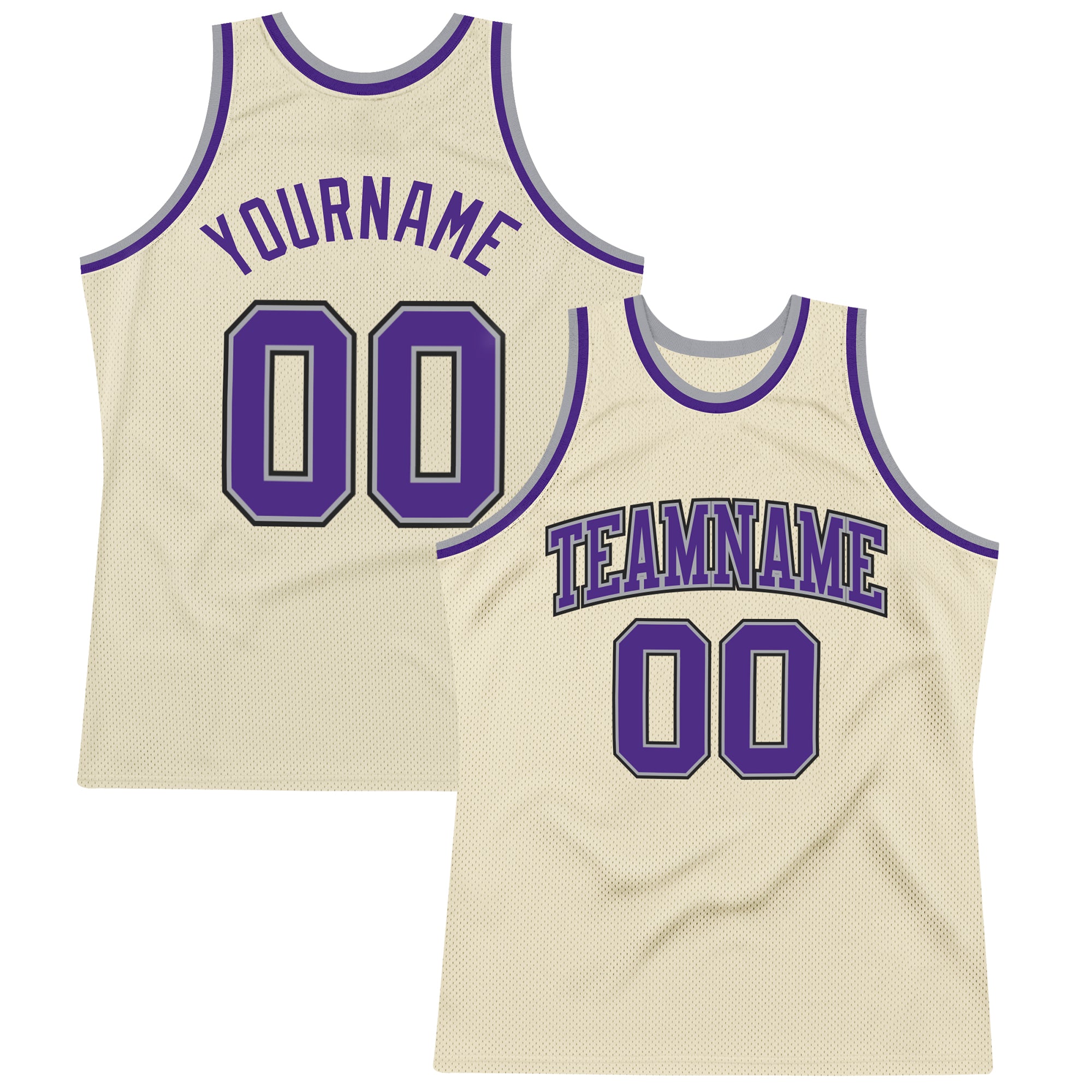 Cheap Custom Gray Black-Gold Authentic Throwback Basketball Jersey Free  Shipping – CustomJerseysPro