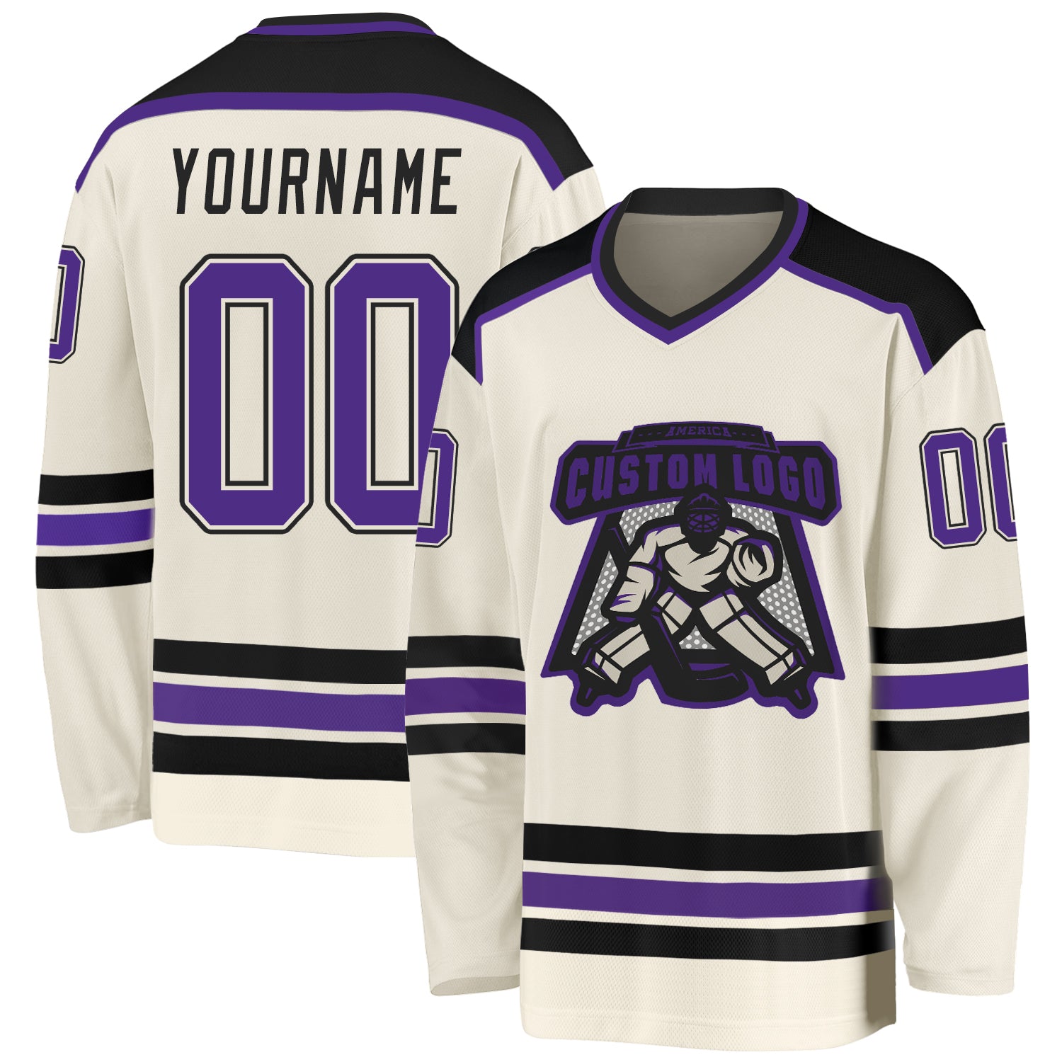 NHL La Kings Purple Varsity Jacket