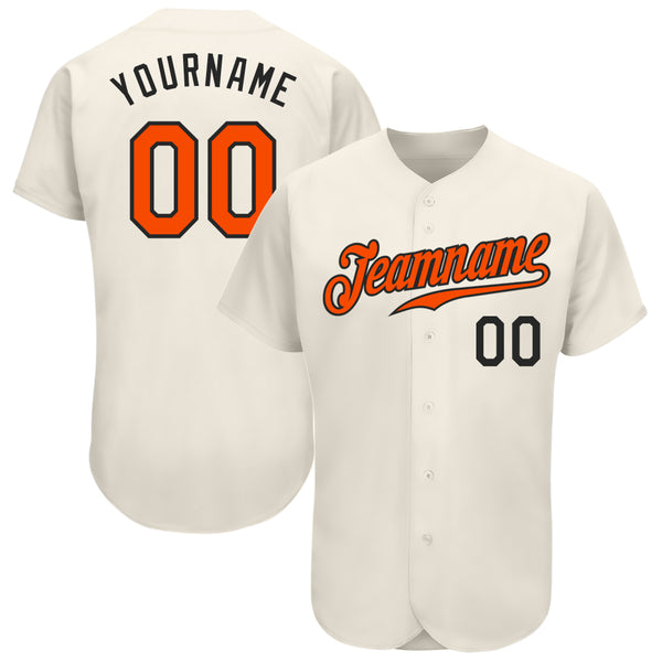 Custom Gray Orange-Black Baseball Jersey – CustomJerseysPro